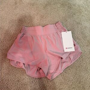Pink lululemon shorts